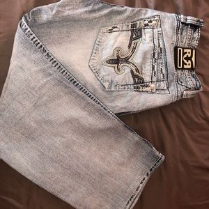 Men’s rock revival jeans